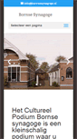 Mobile Screenshot of bornsesynagoge.nl
